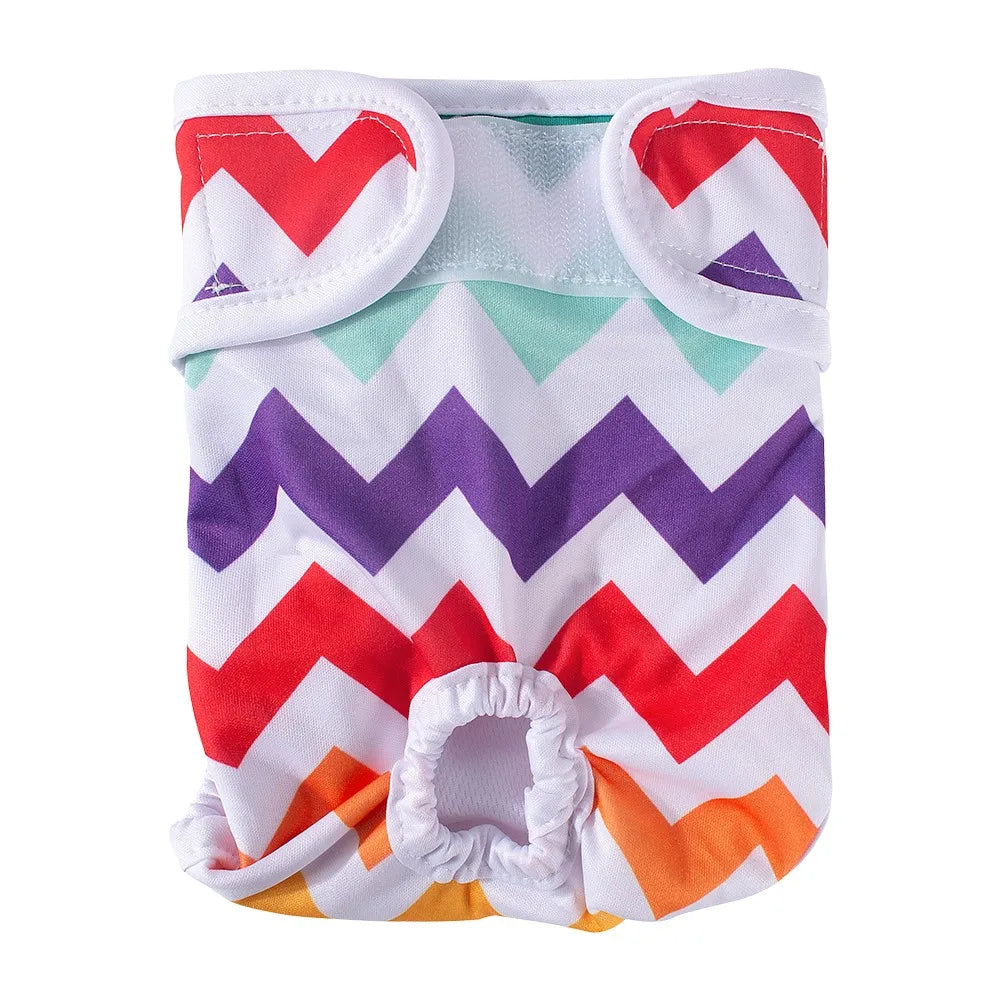 Couche Chienne Lavable BIAI – Culotte Physiologique Étanche Soie Glacée Douce Réutilisable