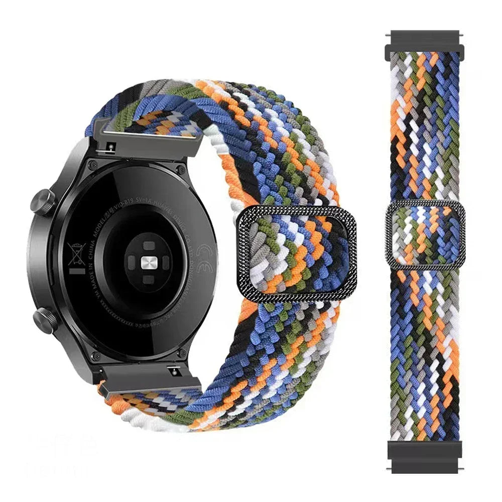 Bracelet Nylon Tressé Magnétique Suunto 20mm & 22mm – Compatible Ocean, Vertical, Race S, 5, 9 Peak Pro DLC & 3 Fitness | Premium