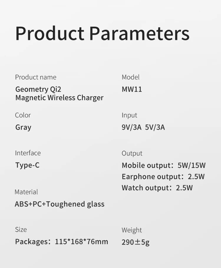 Chargeur Qi2 3-en-1 Dock Auto-Rotatif – iPhone 16 15 14 Pro Max AirPods iWatch Charge Rapide