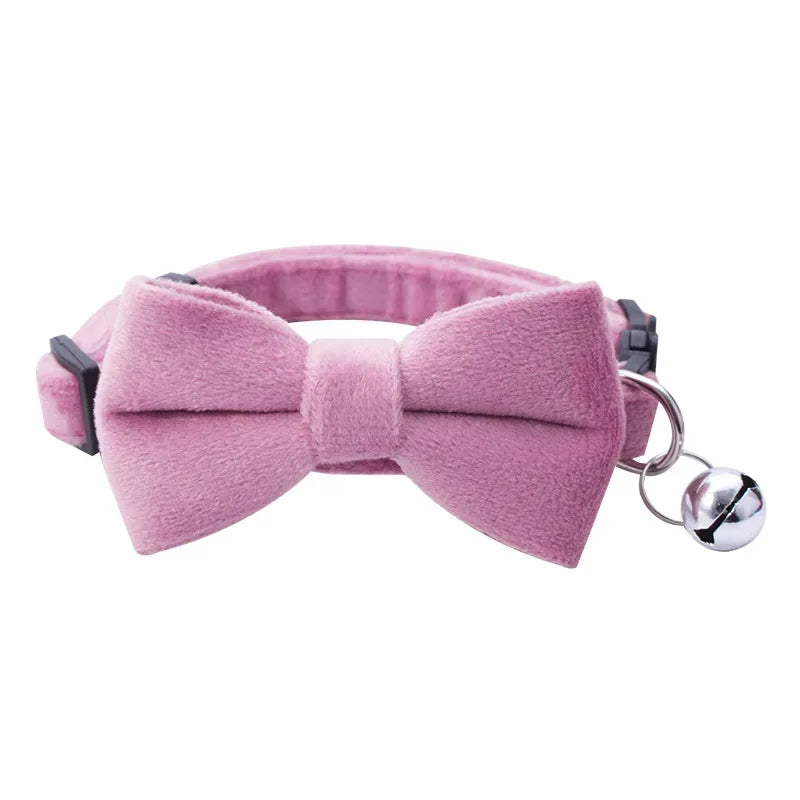 Collier Chat Nœud Papillon Sécurité – Clochette Anti-Étranglement Puppy Chaton Adorable