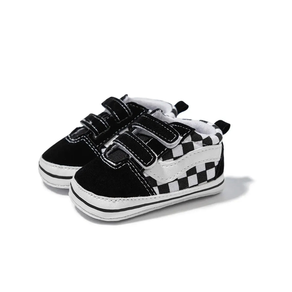 Chaussures Bébé Toile Unisexe Semelle Antidérapante – Sneakers Premiers Pas Garçon Fille Casual