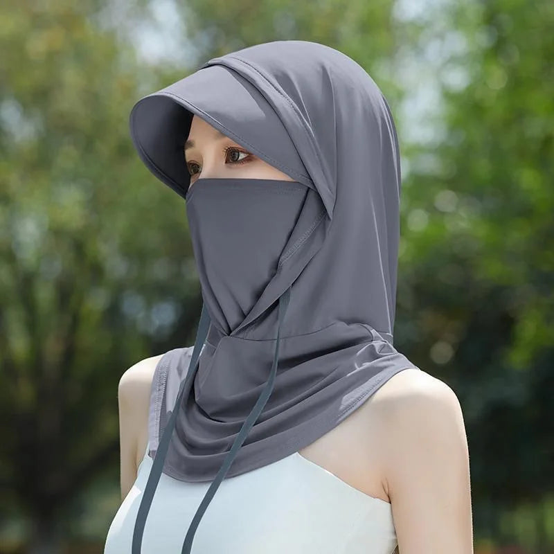 Cagoule Anti-UV Respirante – Masque Visage & Cache-Cou Long | Cyclisme, Moto, Pêche & Randonnée | Homme & Femme