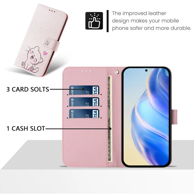Coque Portefeuille OPPO A5 Pro 5G – Flip Case Cartoon Peint Fantaisie CPH2695