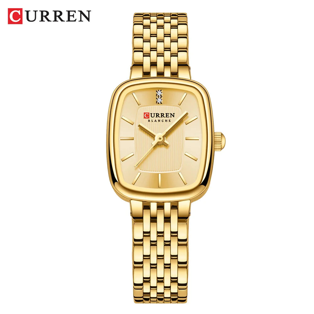 Montre Femme CURREN Dress Fashion Quartz – Bracelet Acier Simple Élégante Intemporelle