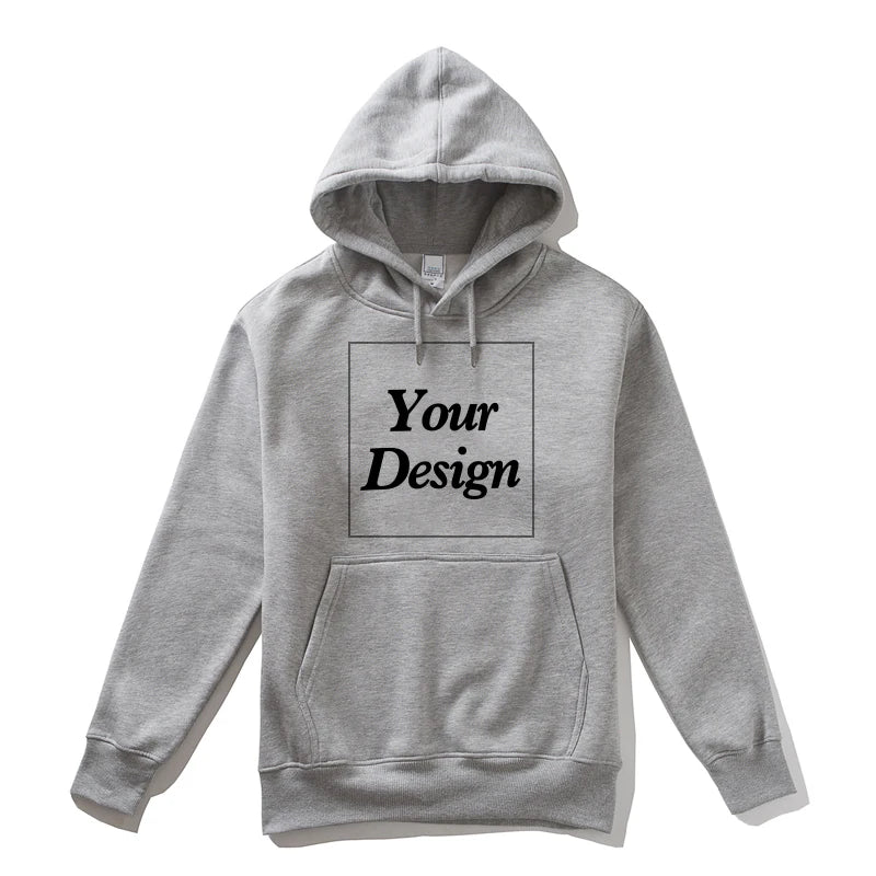 Sweat à Capuche Unisexe Coton Premium 350gsm Personnalisable Photo Texte Logo Polaire Épaisse Chaud Automne Hiver – Hoodie Qualité Supérieure | Mode Tendance