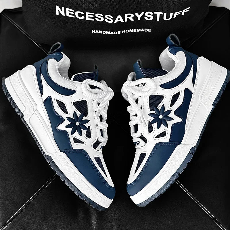 Sneakers Plateforme Vulcanisées Homme – Semelle Épaisse Respirantes Résistantes Sport Casual
