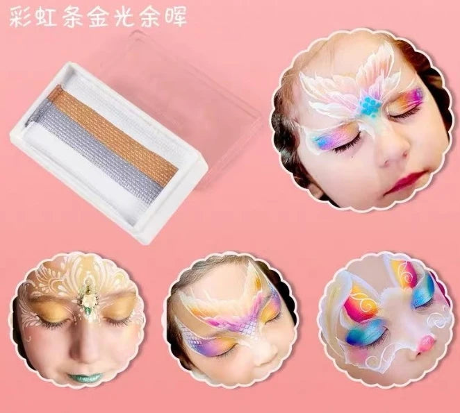 Pigments Maquillage Scène Enfants Arc-en-Ciel – Peinture Visage Base Eau | Carnaval & Spectacle