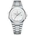 Montre Homme POEDAGAR Carré Luxe Quartz – Acier Lumineux Étanche Date Sport Business