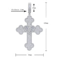 Collier Pendentif Hip Hop Bling 5A CZ Pavé Croix & Cœur Glacé – Chaîne Cuban Link, Tennis & Corde | Bijou Homme Rapper Streetwear Premium