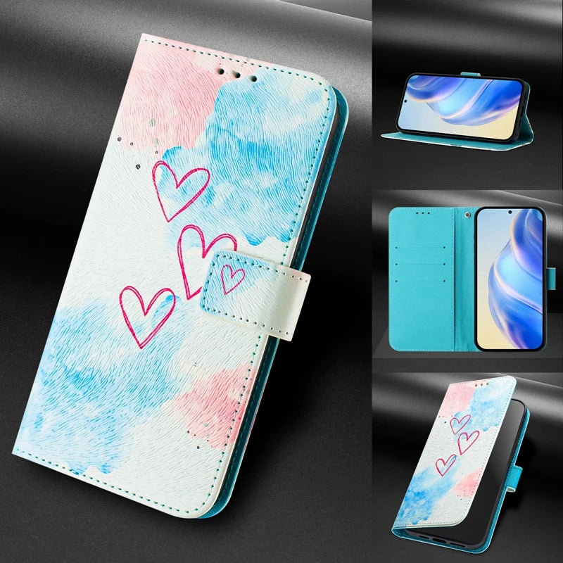 Coque Portefeuille OPPO A5 Pro 5G – Flip Case Cartoon Peint Fantaisie CPH2695