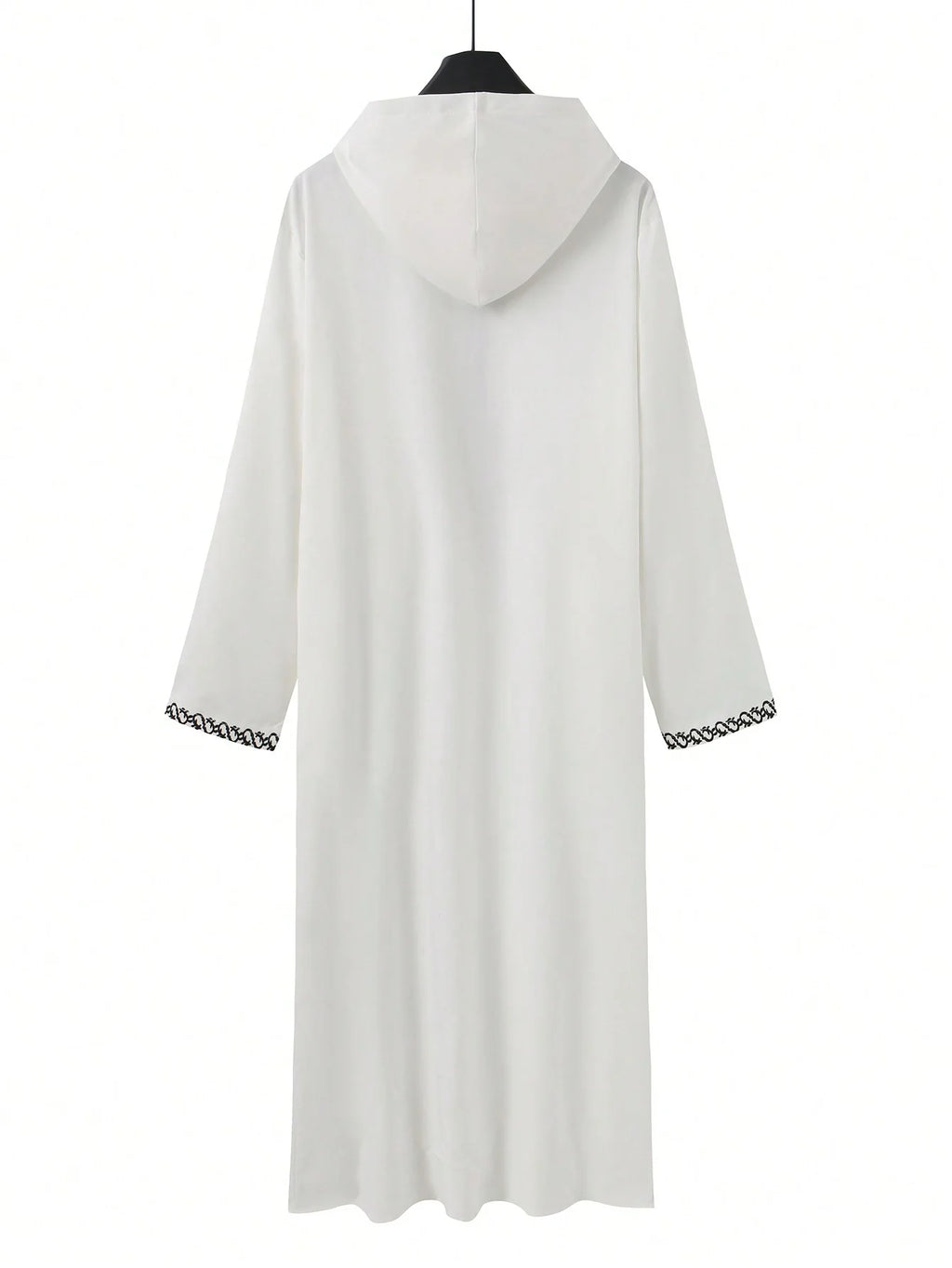 Djellaba Abaya Herren Marokkanisch Lang Kapuze Luxus-Stickerei Seitentaschen Mittlerer Osten Muslimischer Stil Elegant Zeremonie – Premium Traditionelles Gewand | Premium Orientalische Herrenmode