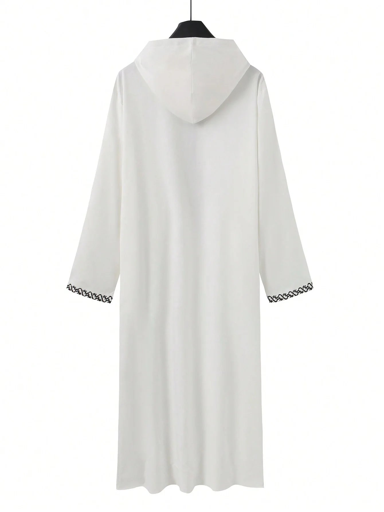 Djellaba Abaya Herren Marokkanisch Lang Kapuze Luxus-Stickerei Seitentaschen Mittlerer Osten Muslimischer Stil Elegant Zeremonie – Premium Traditionelles Gewand | Premium Orientalische Herrenmode