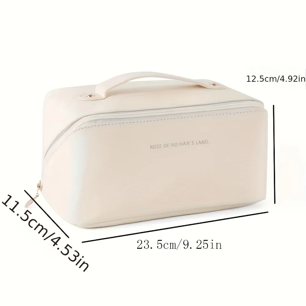 Trousse Maquillage Luxe Femme – Kit Toilette Organisateur Voyage | Boîte Cosmétique Zip Portable