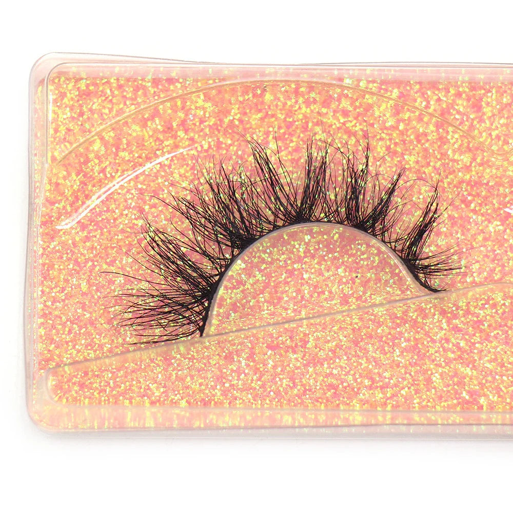 Faux Cils Naturels Courts Fluffy LEHUAMAO – Volume 12-15mm Wispy | Extension Cils Vison Maquillage