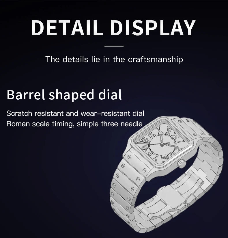 Montre Unisexe Specht & Söhne Luxe 34mm Quartz – Ultra-Fine Saphir Acier Étanche 50M