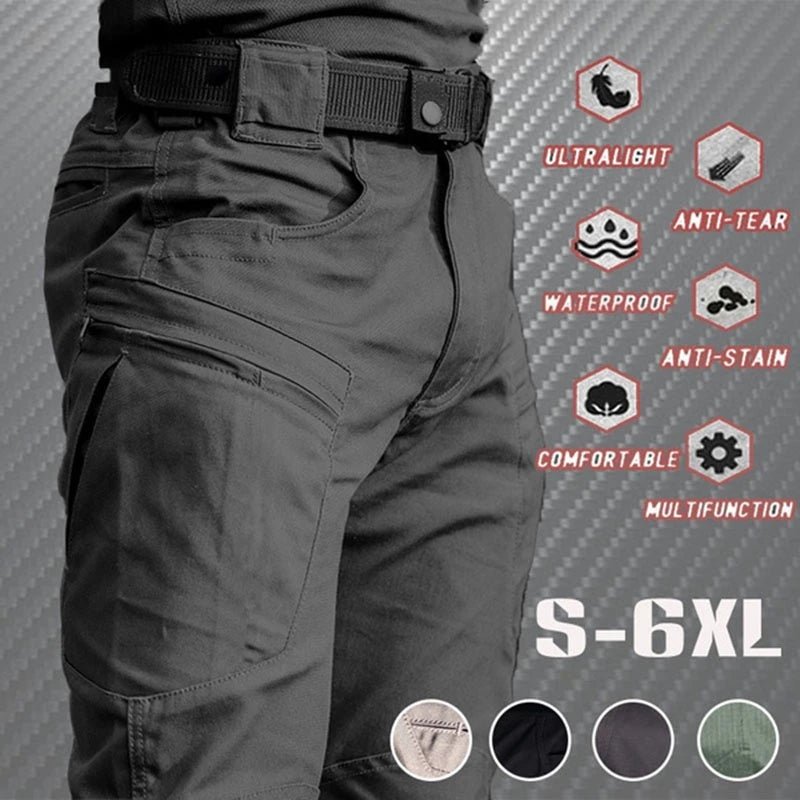 Taktische Cargo-Herrenhose Wasserdicht Schnelltrocknend Militär Outdoor Sommer | Premium Taktische Cargo-Hose