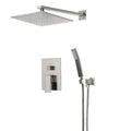 DQOK Ensemble Douche Thermostatique Chrome – Cascade & Pluie, Mitigeur Baignoire | Système Douche Complet