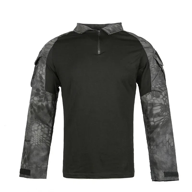 T-Shirt Tactique Homme Airsoft Combat Armée Paintball Chasse Respirant Outdoor Militaire | T-Shirt Tactique Outdoor Premium