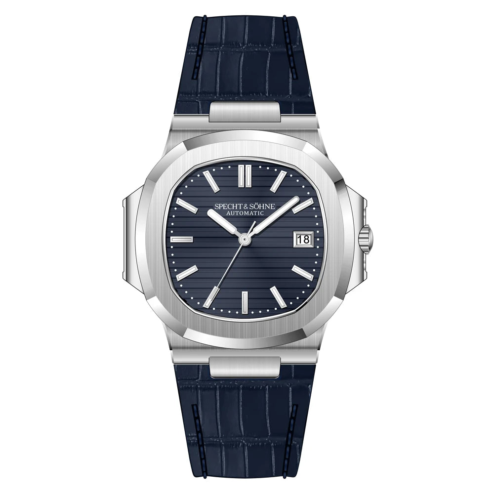 Montre Homme Specht&Sohne Automatique Mécanique Japon 42mm Luxe Élégante Intemporelle | Montre Specht&Sohne Automatique Mécanique Japon Premium