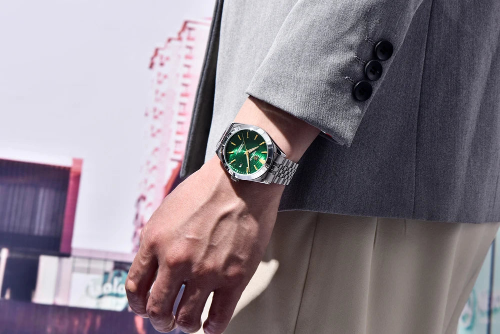 Montre Homme Luxe BENYAR Mécanique Automatique Acier – Étanche Sport Top Brand