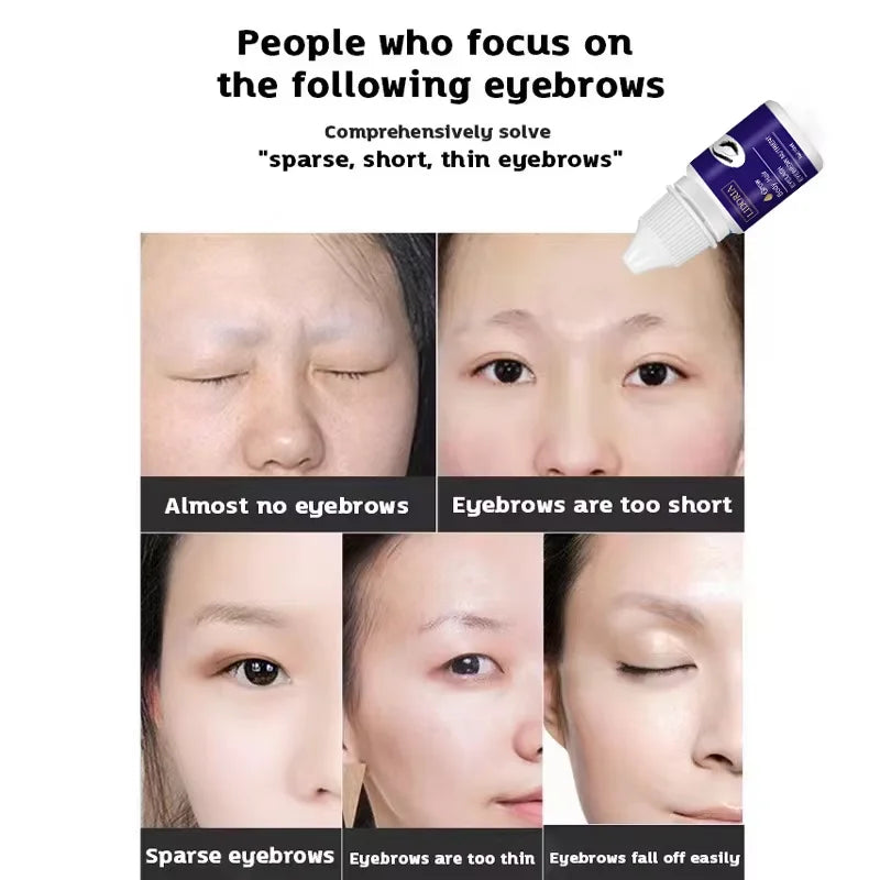 Fast Eyebrow Growth Serum Eyelash Hair Growth Anti Hairs Loss Product Prevent Baldness Fuller Thicker Lengthening Eyebrow Makeup