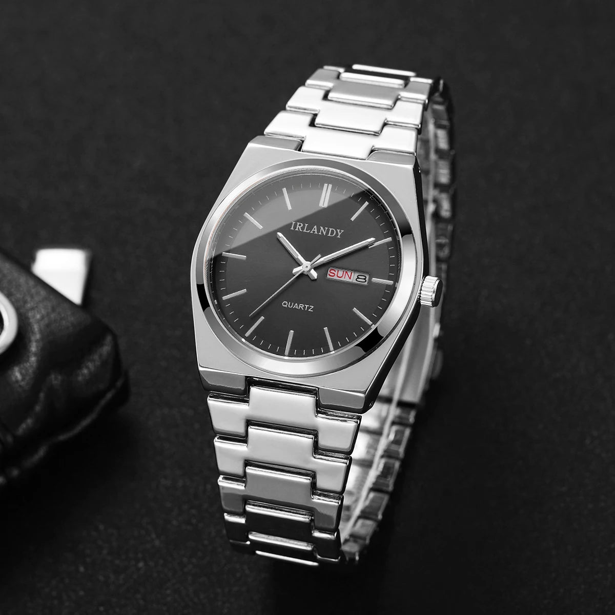 Montre Homme Luxe Business Quartz Calendrier – Élégante Fashion Casual