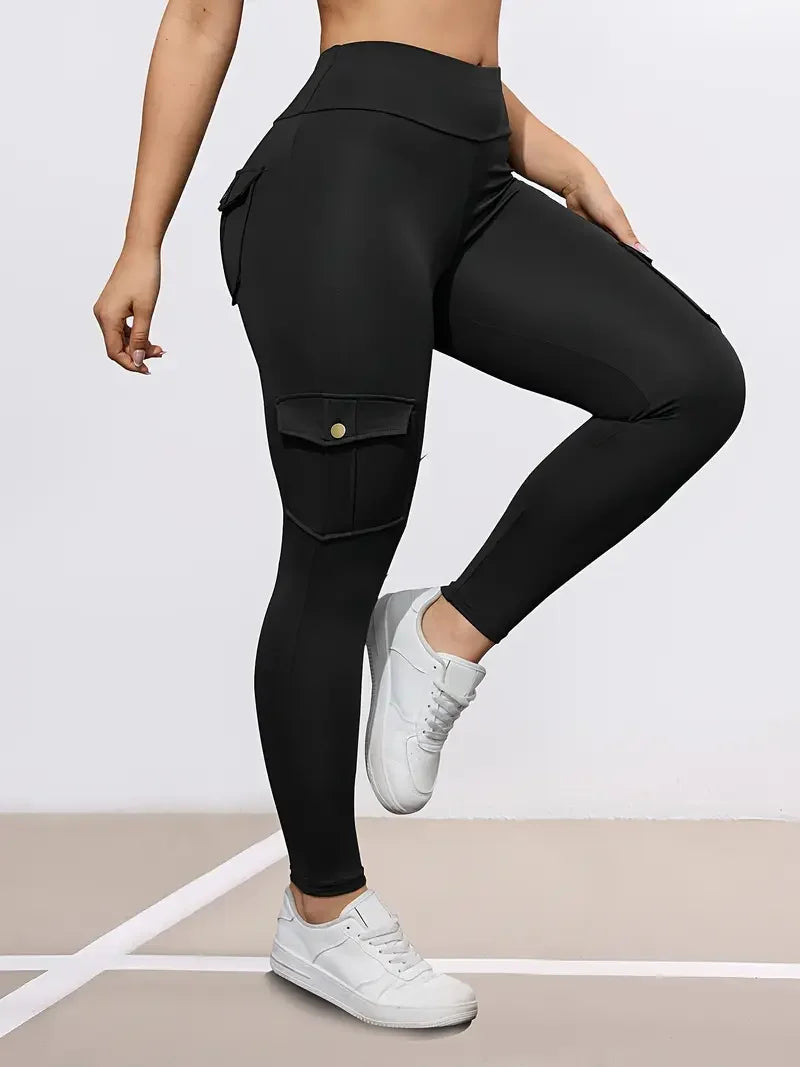 Damen Shaping-Leggings mit Taschen – Push-up-Effekt, Fitness & Streetwear | 1er- oder 3er-Pack