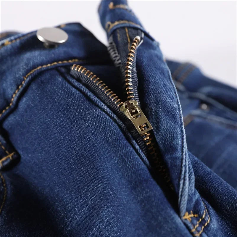 Jean Femme Thermique Skinny Taille Haute Chaud Polaire Stretch Denim – Pantalon Crayon Hiver Neige Confortable | Mode