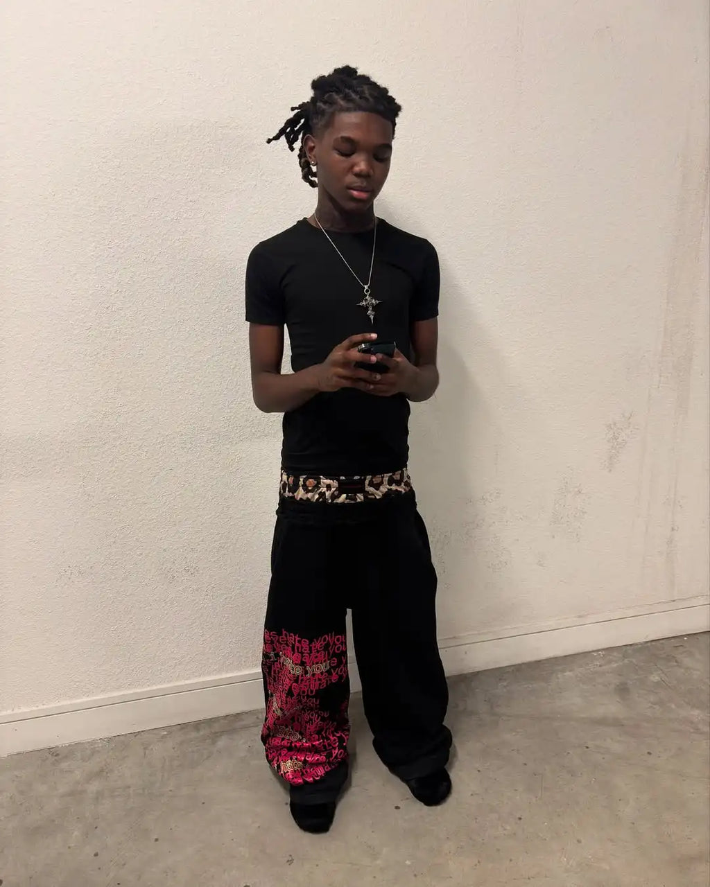 Pantalon Homme Rétro Double Ceinture Hip-Hop Gothic Harajuku Loose Y2K Imprimé Lettres Sport Streetwear Tendance Confortable Intemporel – Pantalon Y2K Premium Double Ceinture Hip-Hop Gothic | Mode Homme Streetwear Y2K Premium