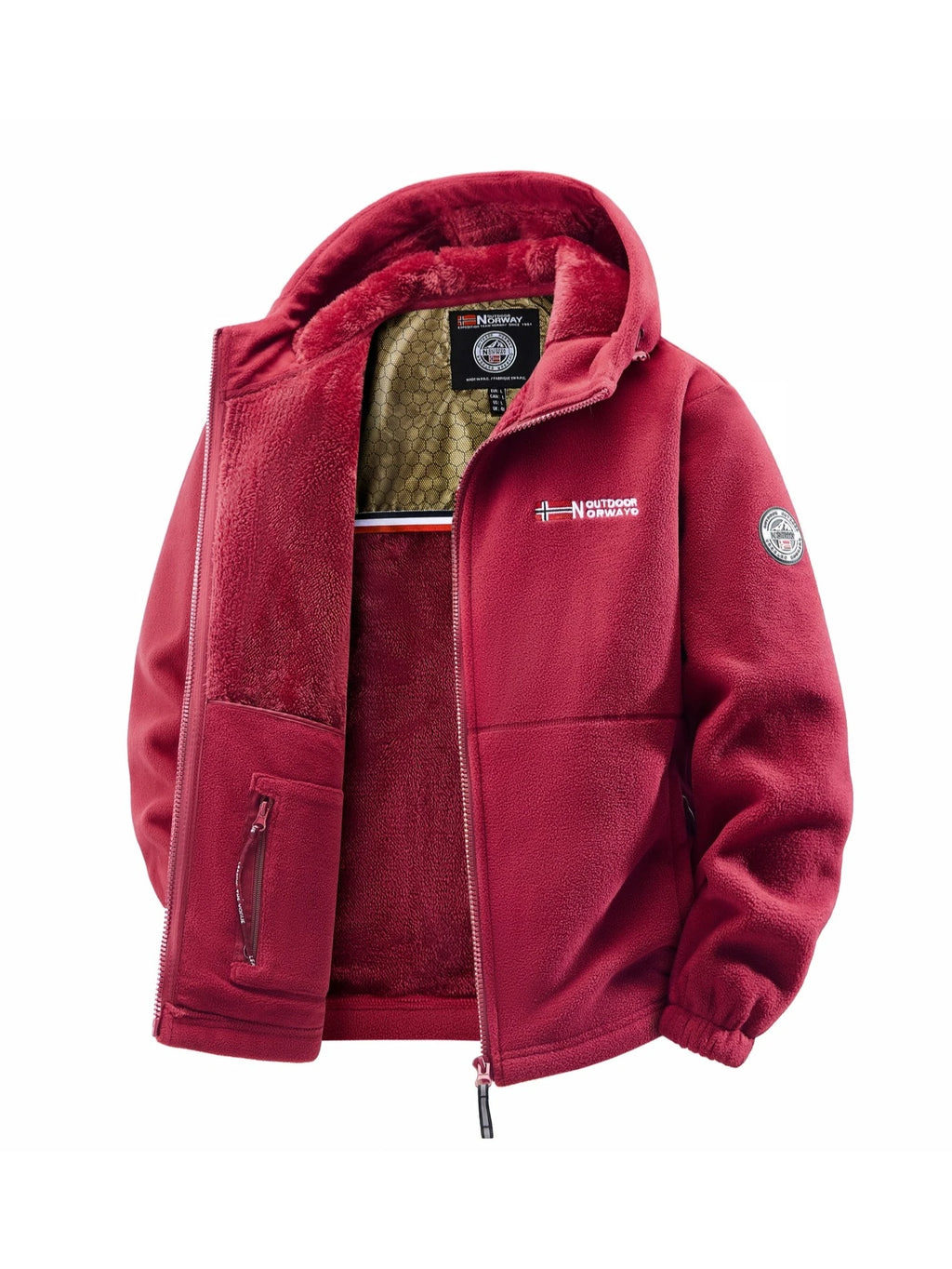 Veste À Capuche Homme Automne Hiver Outdoor Polyvalente Streetwear Voyage Casual Élégante | Jacket Outdoor Premium