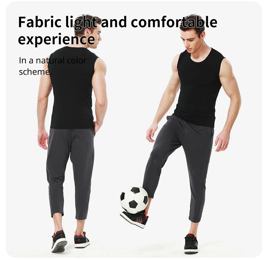 Débardeur Homme Coton Sans Manches Slim Sport Fitness Couleur Unie Larges Épaules Confortable Polyvalent Tendance Lot 1 ou 3 Pièces – Débardeur Sport Premium Coton Slim Sans Manches Fitness Couleur Unie | Mode Homme Sport Fitness Premium