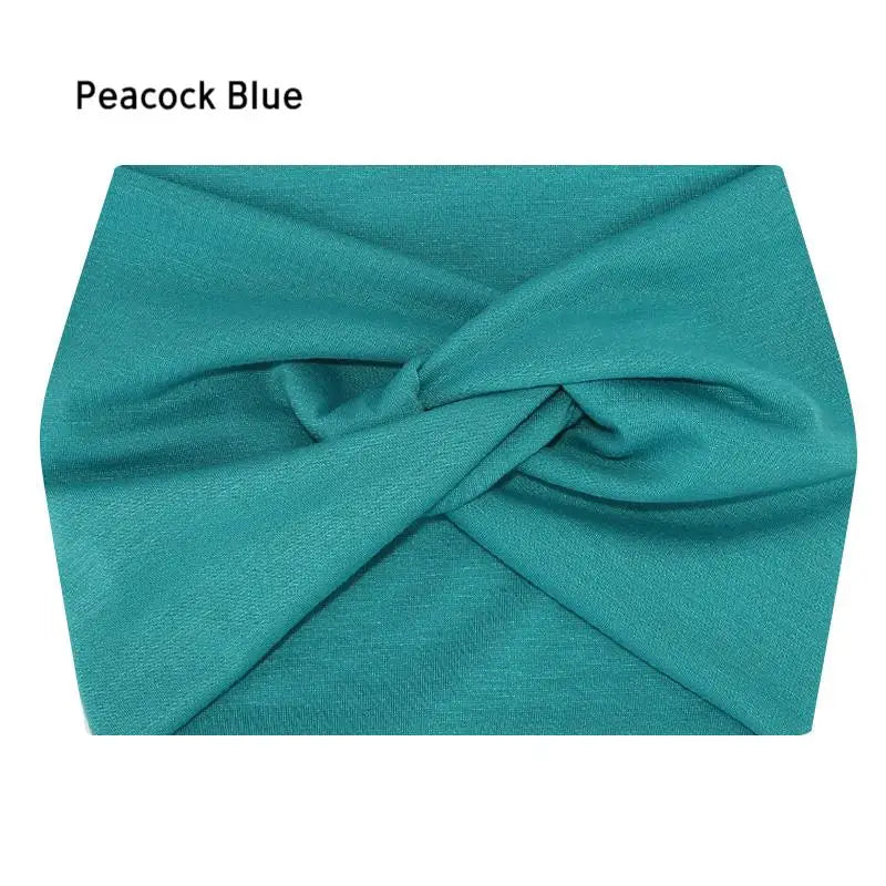 Bandeau Cheveux Large Élastique Femme – Sport, Yoga, Running & Maquillage | Turban Anti-Transpiration | Multiusage Tendance