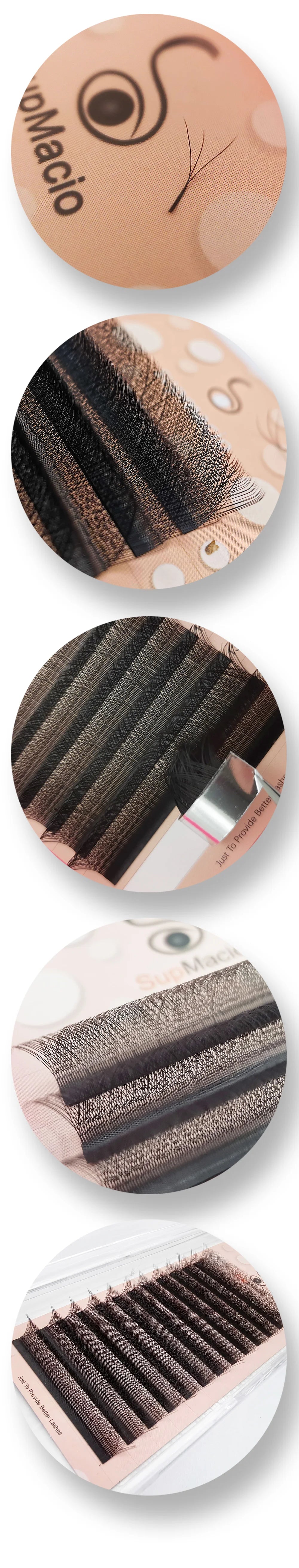 Extensions Cils SUPMACIO 3D W – 0.07mm Easy Fan | Naturelles & Légères