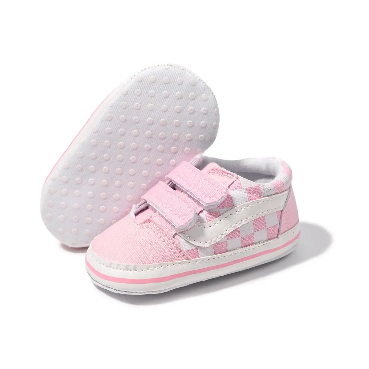 Chaussures Bébé Toile Unisexe Semelle Antidérapante – Sneakers Premiers Pas Garçon Fille Casual
