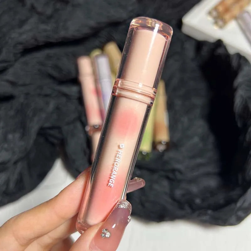 Gloss Miroir Iced Tea – Lip Glaze Jelly Transparent Waterproof | Rouge à Lèvres Liquide Effet Glacé