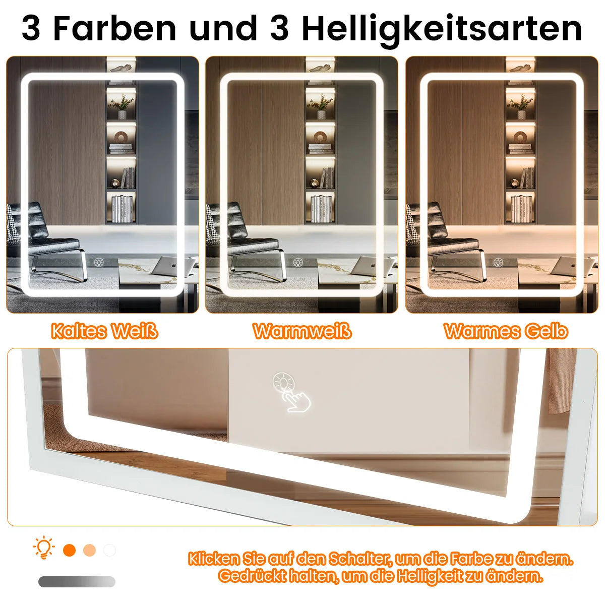 Coiffeuse avec Miroir & Tabouret Blanc – Tiroirs & Étagères Ouvertes | Bureau Maquillage Chambre
