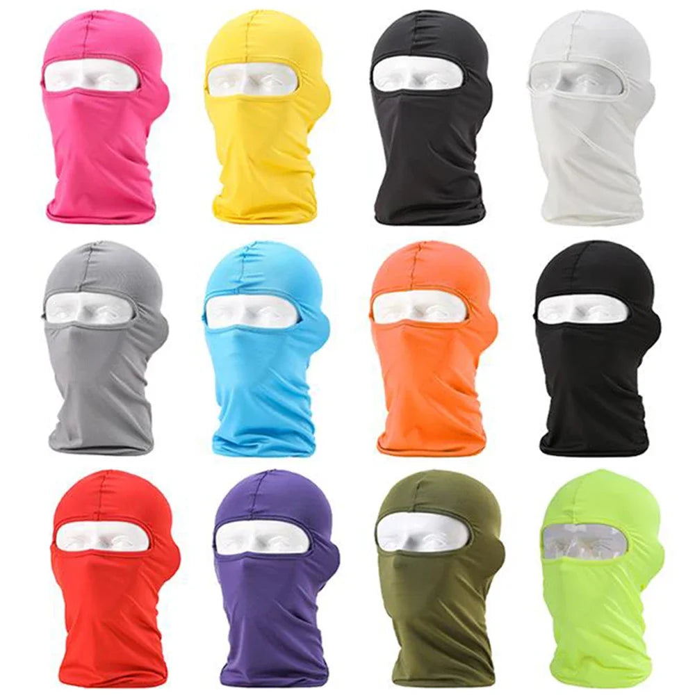 Cagoule Anti-UV Visage Complet - Moto, Vélo, Randonnée & Ski
