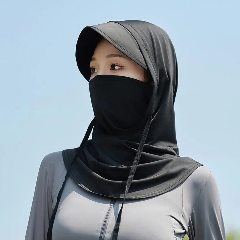 Cagoule Anti-UV Respirante – Masque Visage & Cache-Cou Long | Cyclisme, Moto, Pêche & Randonnée | Homme & Femme
