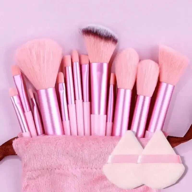 Set Pinceaux Maquillage Professionnel – Fond de Teint, Poudre, Fard à Paupières & Kabuki | Ultra-Doux & Précis