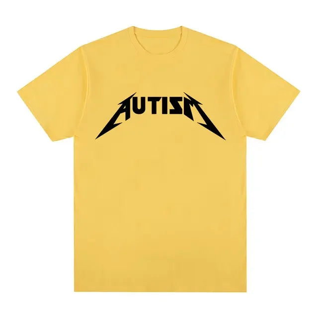 T-Shirt Unisexe Metal Rock Meme Oversize Loose Été – Hip Hop Streetwear Manches Courtes Sport Tendance | Mode Homme & Femme
