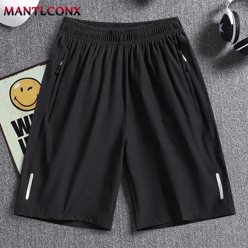 Short Homme Plage Sport Séchage Rapide Uni – Jogging Running Poches Zip Léger Loose Été | Mode Homme Outdoor Natation