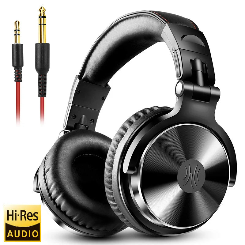 Oneodio Casque Studio DJ HiFi – Filaire Over-Ear Monitoring Musique & Gaming | Micro Intégré PC & Téléphone