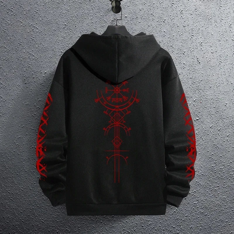 Sweat à Capuche Homme Noir Casual Sport Jogging Pullover Automne Hiver – Streetwear Fashion Outwear | Mode Homme Premium