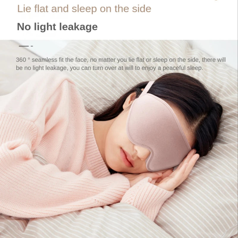 Masque de Sommeil 3D Mousse Mémoire - Occultant Total & Confort Premium