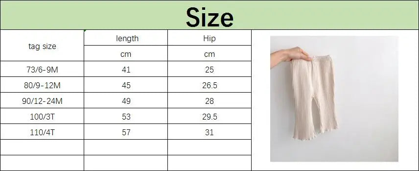 Pantalon Bébé Slim Élastique Couleur Unie – Legging Léger Été Nouveau-Né Garçon Fille Toddler