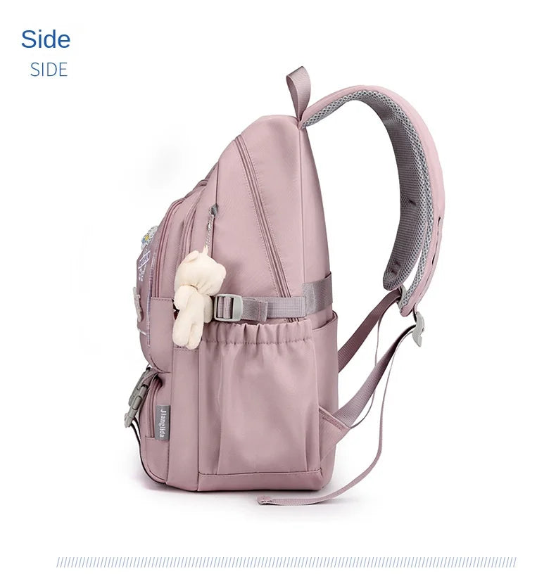 Sac À Dos Scolaire Kawaii Fille Ado – Grand Cartable Collège Lycée Laptop Voyage