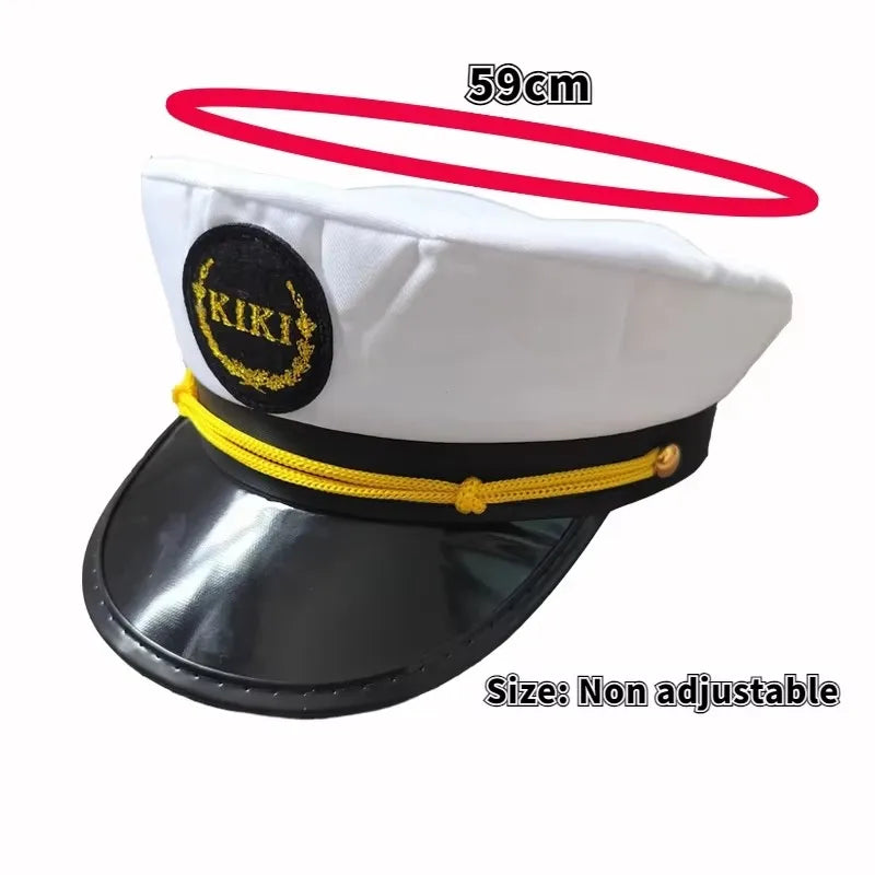 Chapeau Capitaine Marin Adulte – Réglable Homme & Femme | Déguisement & Fête
