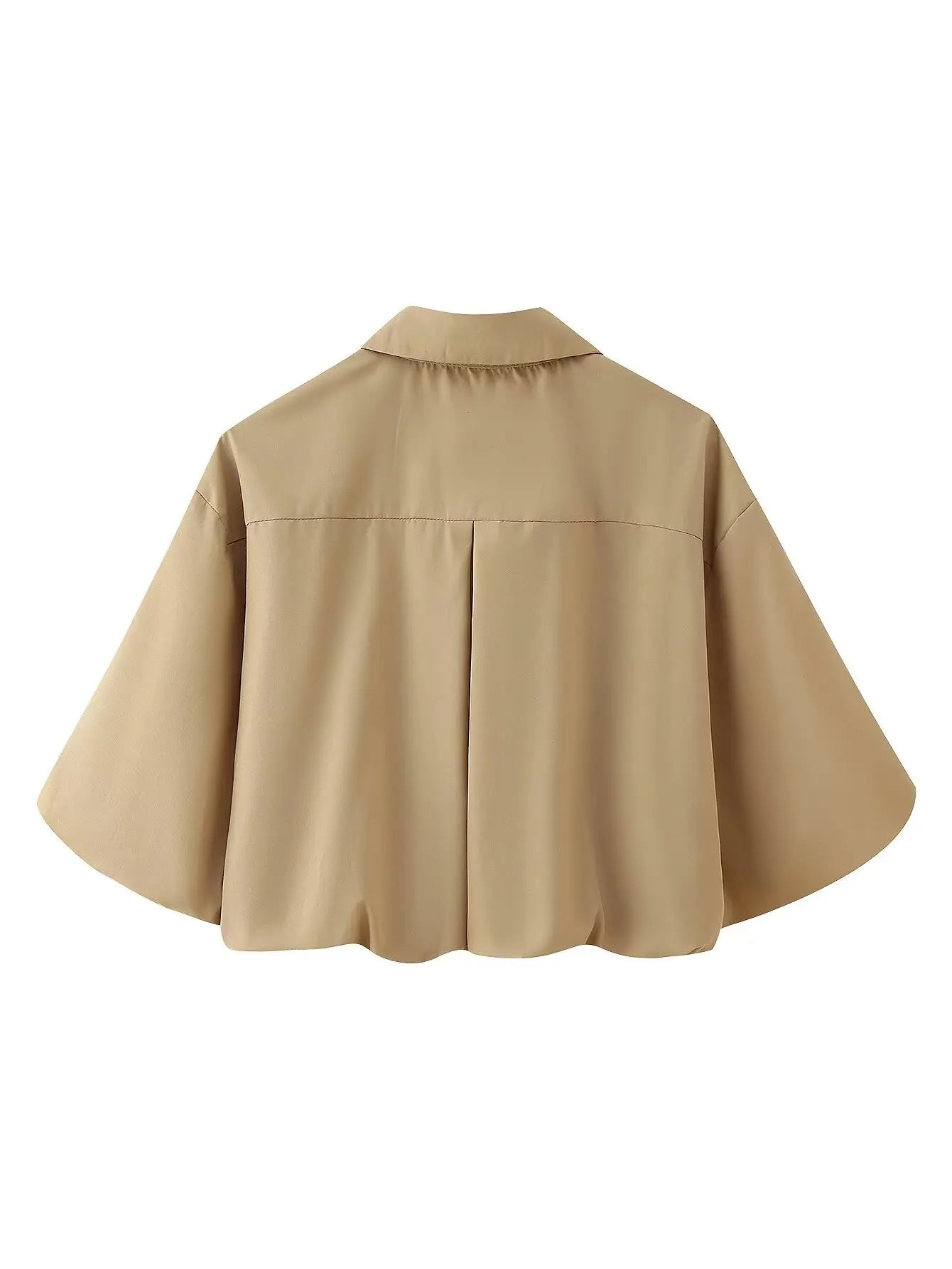 2-teiliges Damen-Set – kurze Jacke mit Reißverschluss & plissierter Rock mit Blumenmuster und hoher Taille | Herbst
