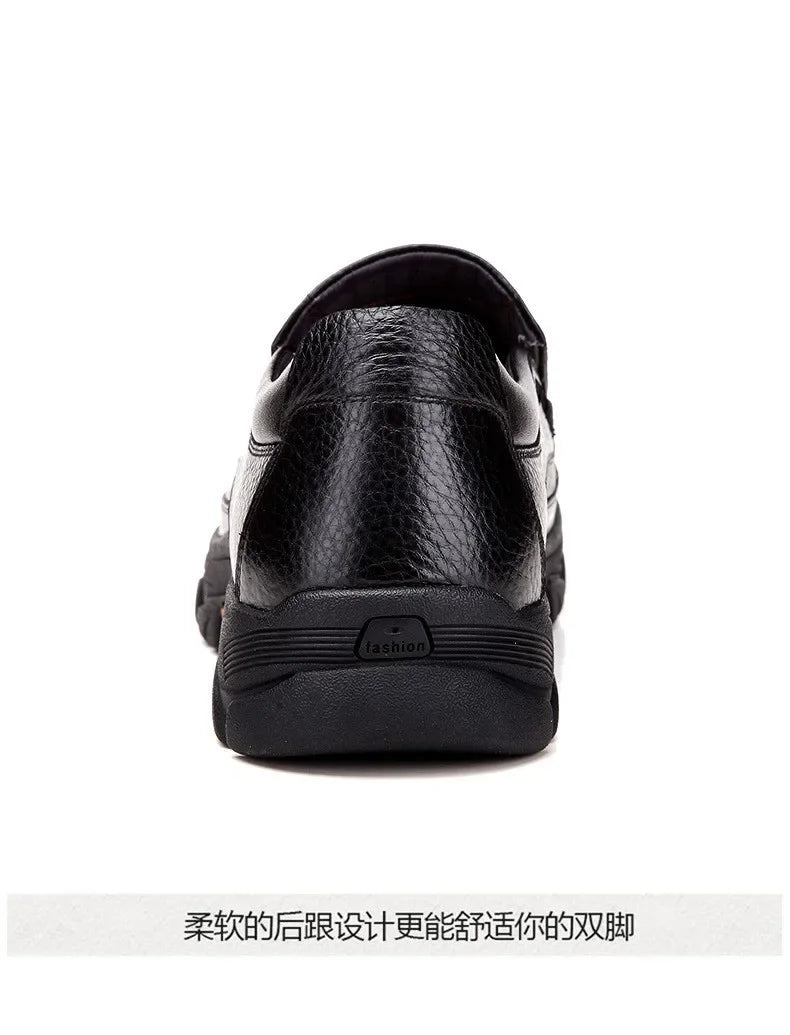 Chaussures Business Cuir Léger Homme – Casual Confortables Senior & Adulte Vente Directe
