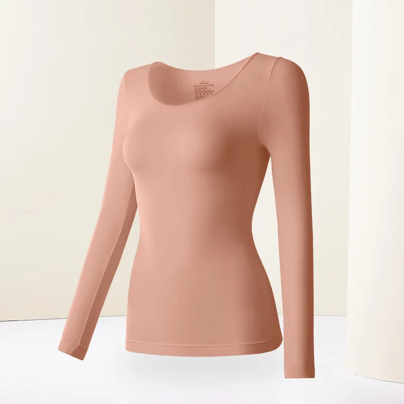 Set Sous-Vêtements Thermiques Femme - Ultra-Fins & Invisibles Automne Hiver